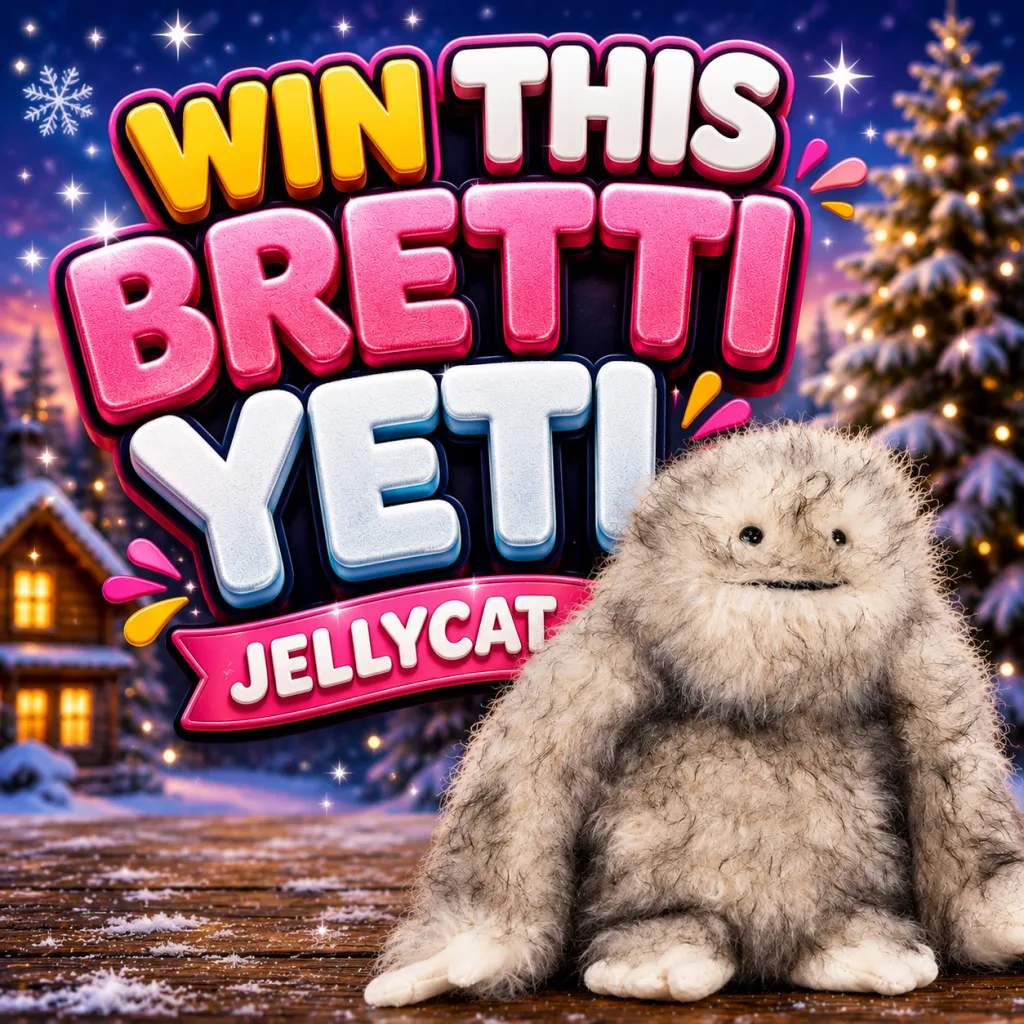 BRETTI YETI JELLYCAT - LOW ODDS!