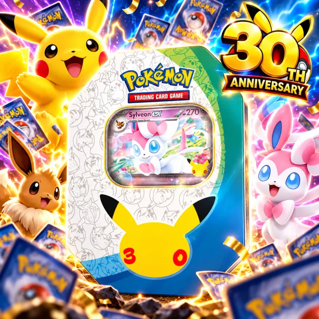 POKÉMON 30TH ANNIVERSARY SYLVEON TIN