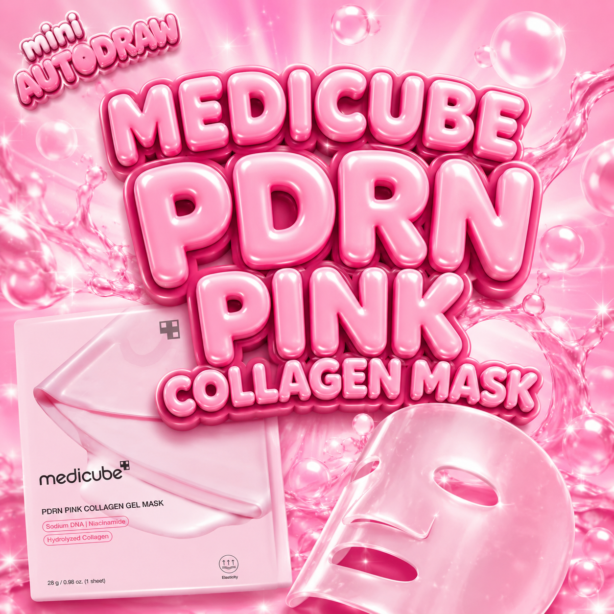 MEDICUBE COLLAGEN GEL MASK PACK! - MINI AUTODRAW