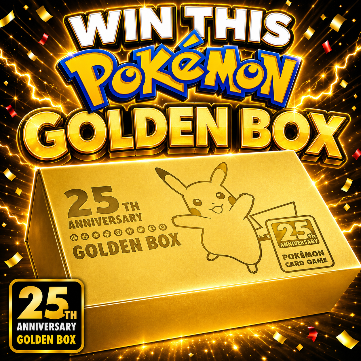 POKÉMON 25TH ANNIVERSARY GOLDEN BOX