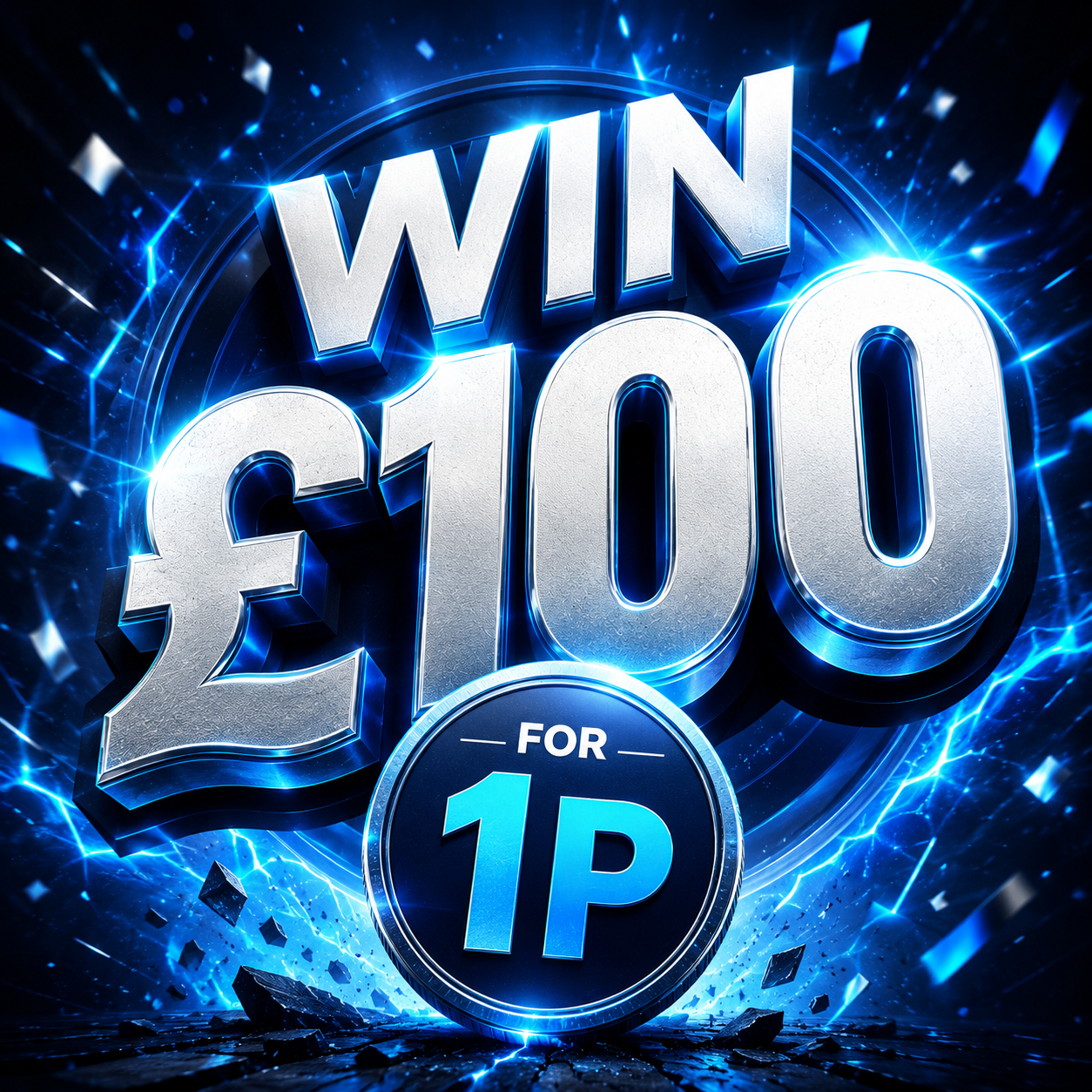 Win £100 for 1p